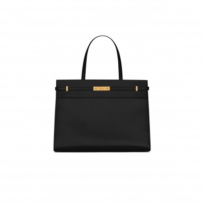 YSL MANHATTAN IN BOX SAINT LAURENT LEATHER 5537450SX0W1000 (40*29.5*15.5cm)